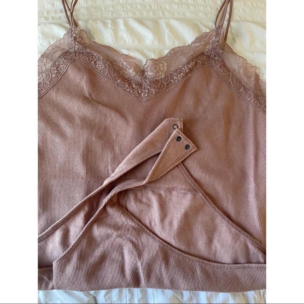 Pink Abercrombie bodysuit